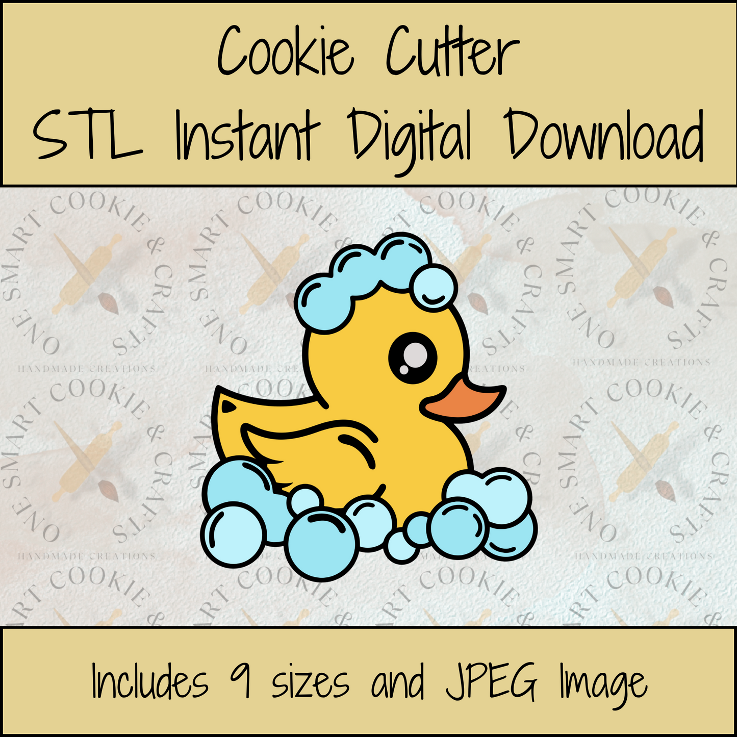 Duck Cookie Cutter STL File