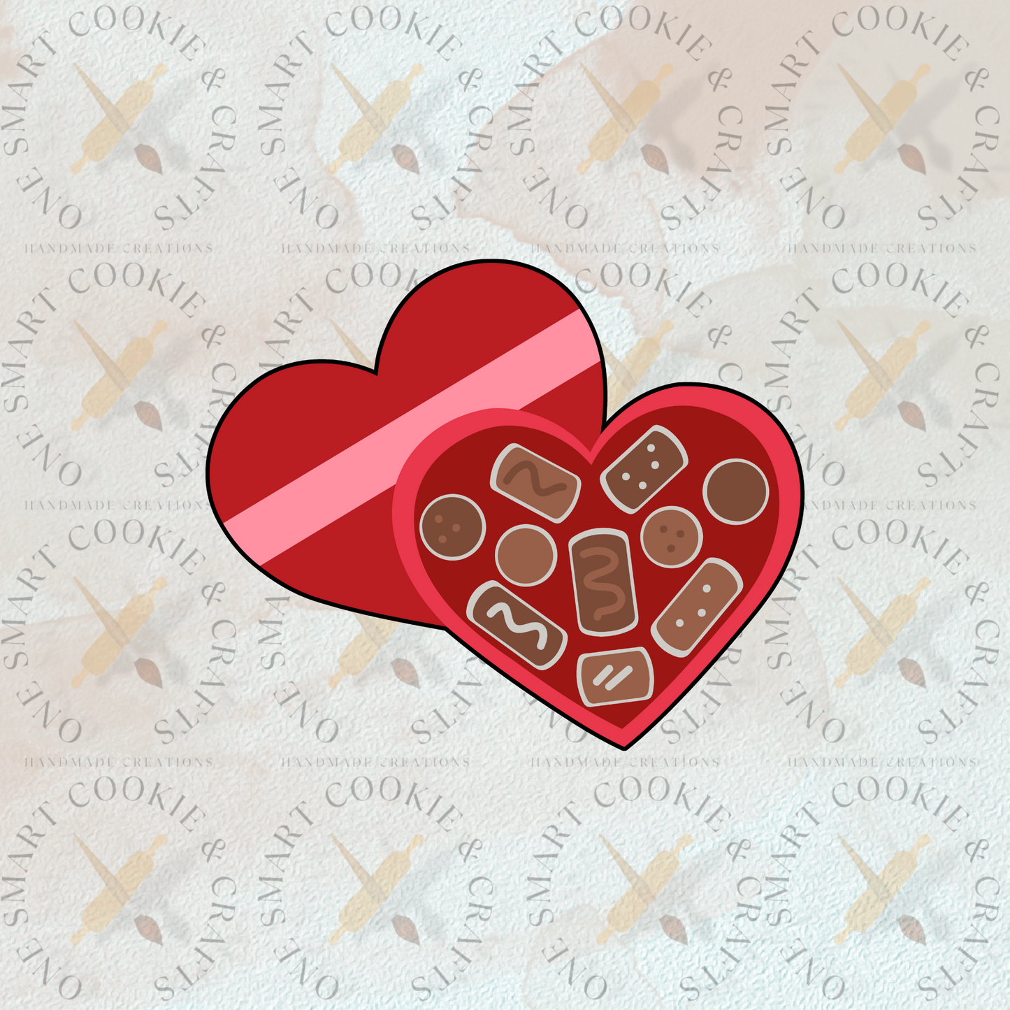 Cortador de galletas de doble corazón