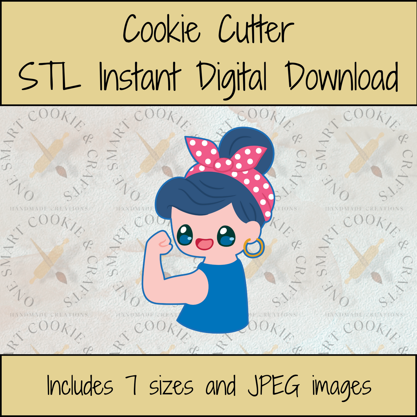 Mom Cookie Cutter STL File