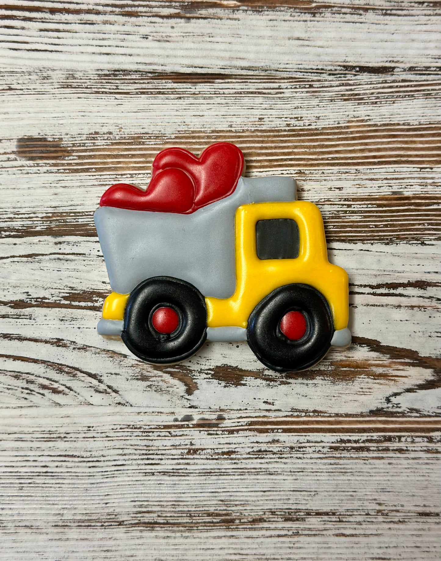 Dump Truck Heart Cookie Cutter STL
