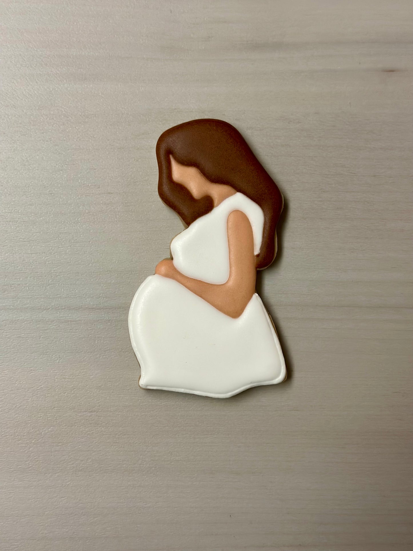 Pregnant Woman Cookie Cutter STL File