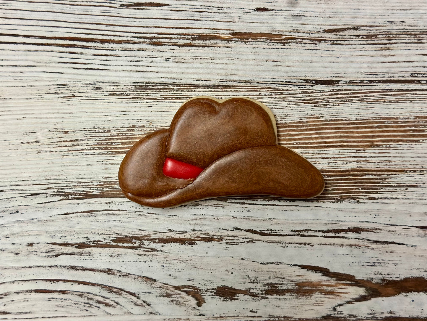 Cortador de galletas con sombrero de vaquero