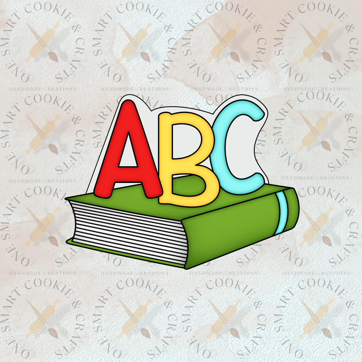 ABC Book Cookie Cutter