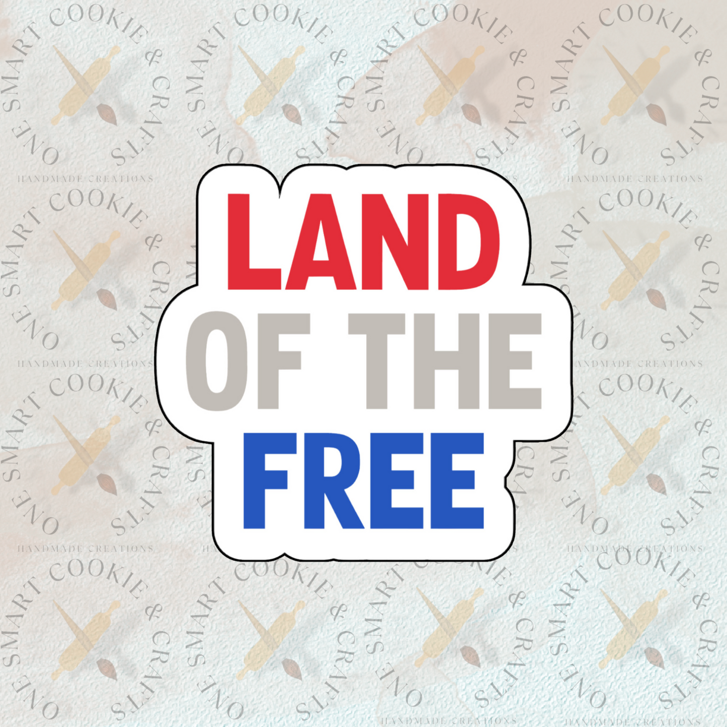 Land of the Free Cookie Cutter