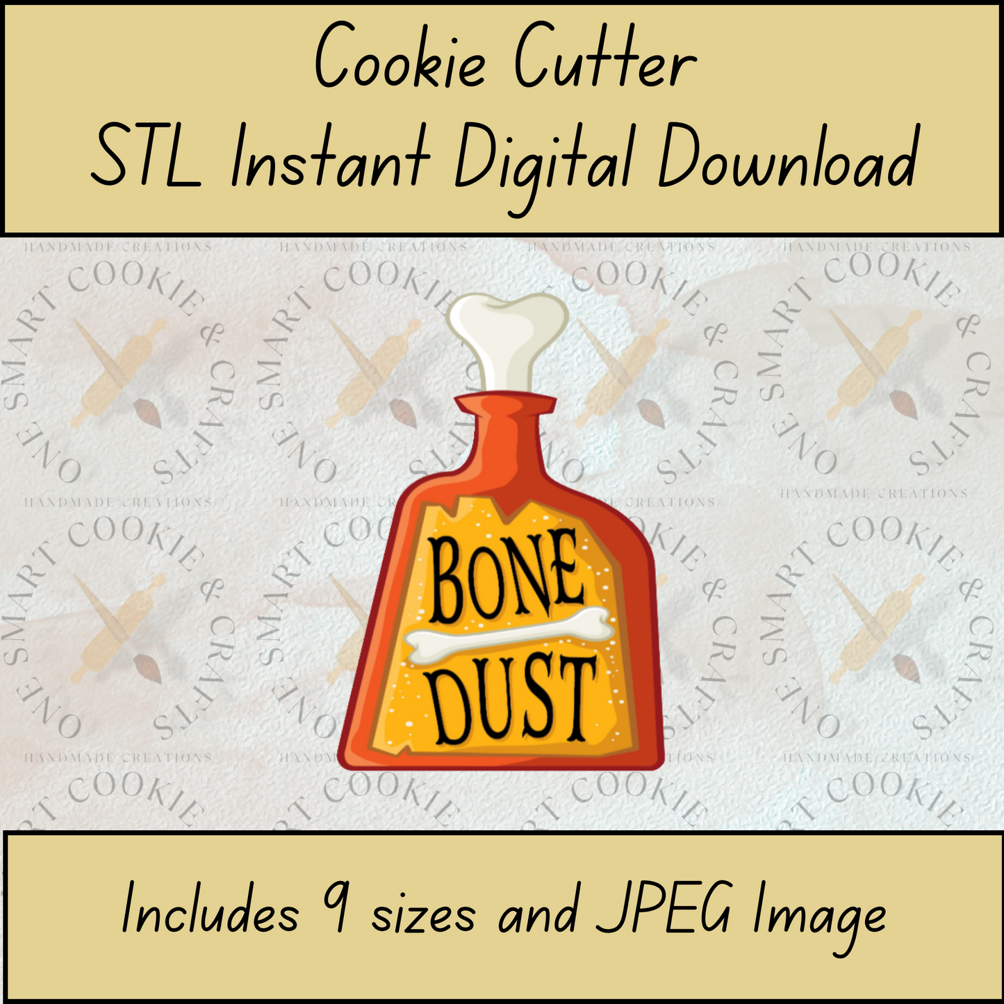 Potion Cookie Cutter STL File