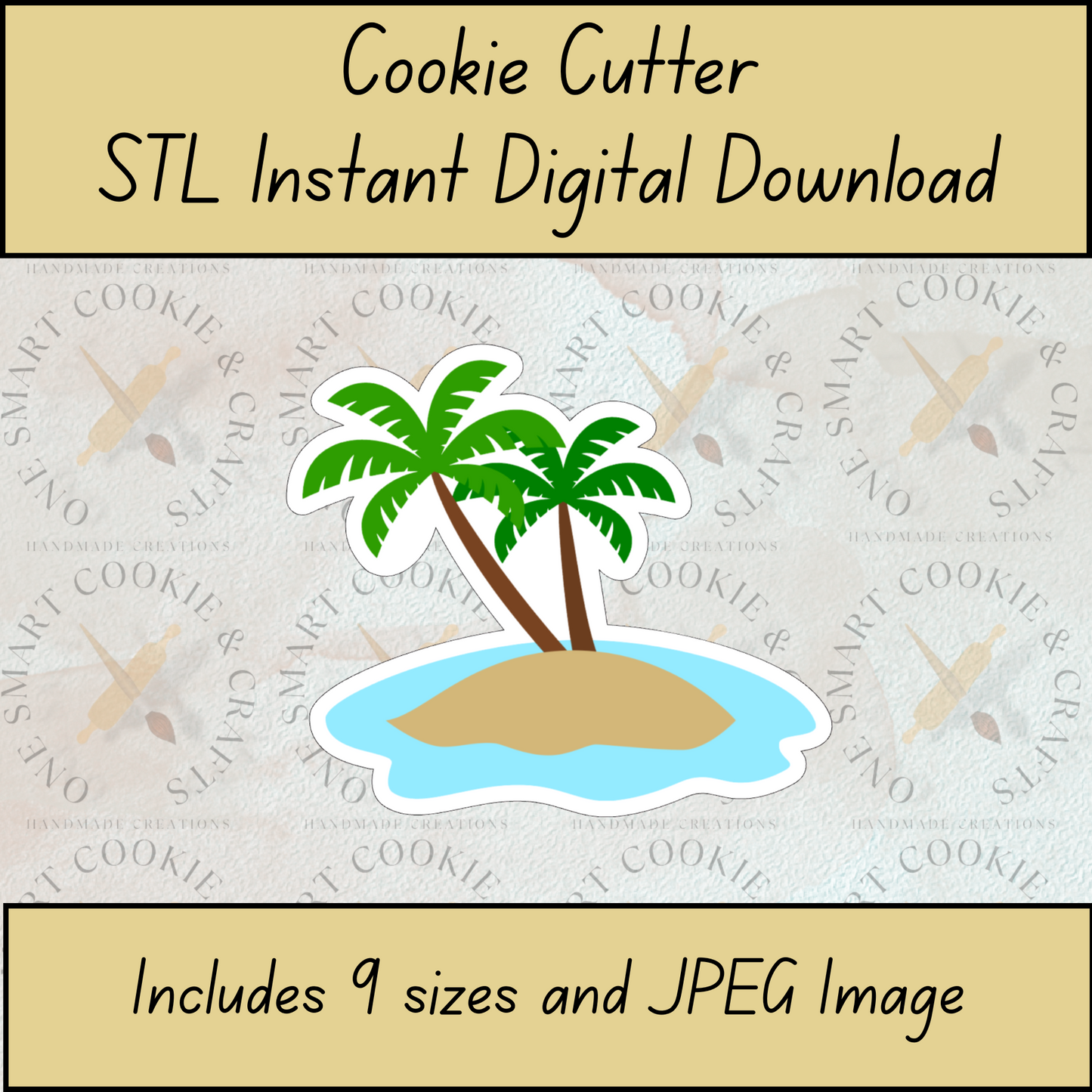 Desert Cookie Cutter STL File