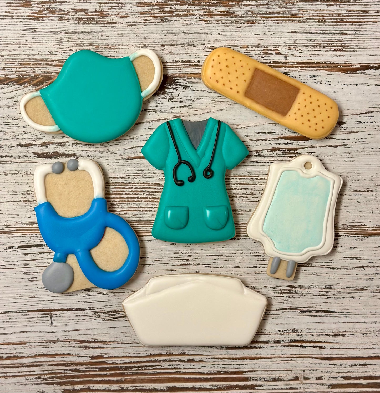 Cortador de galletas con bolsa intravenosa