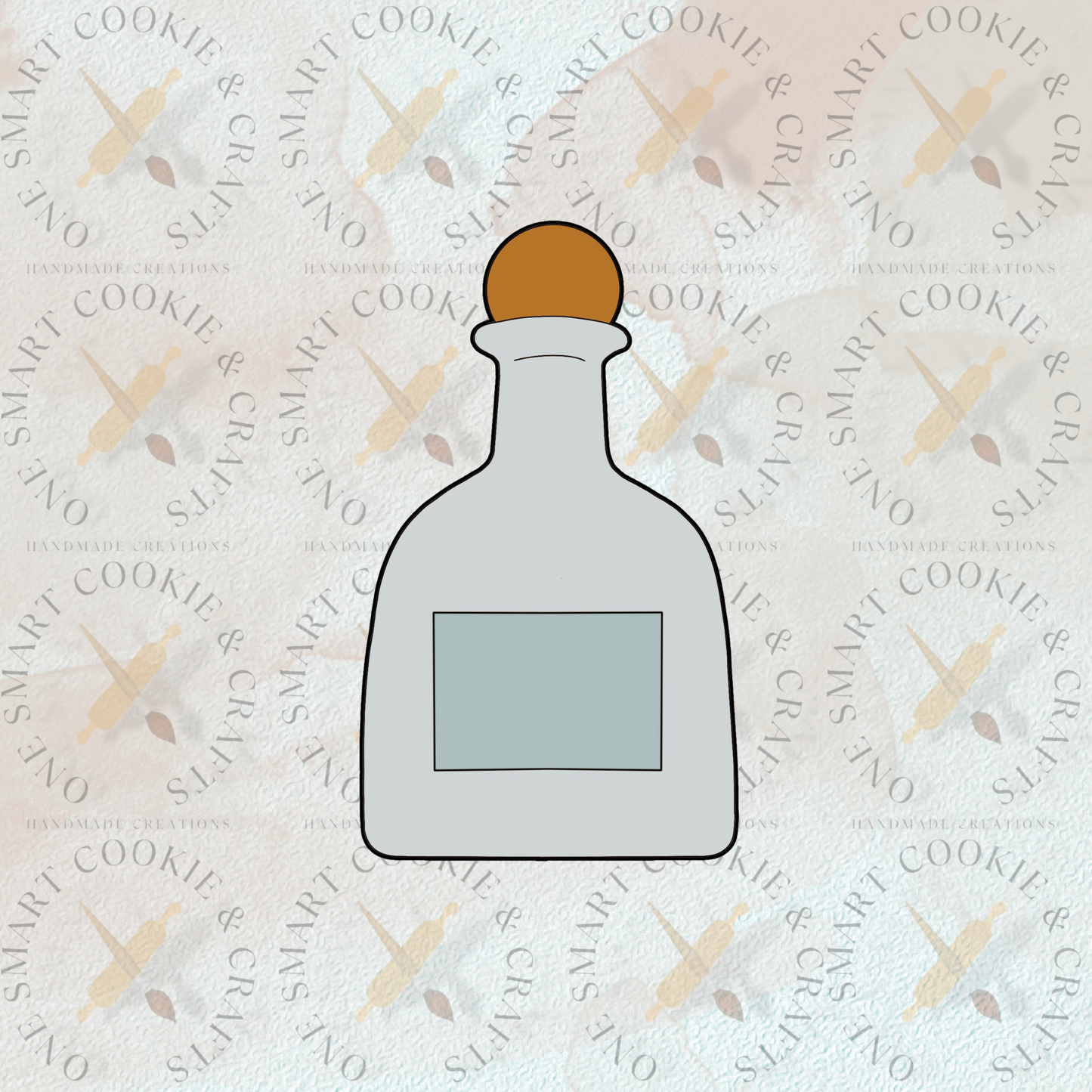 Tequila Bottle Cookie Cutter