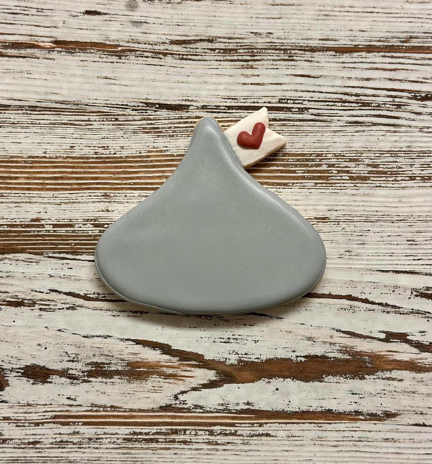 Cortador de galletas de beso de chocolate