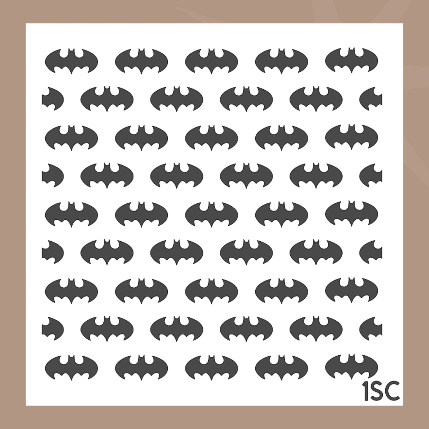 Superhero Cookie Stencil