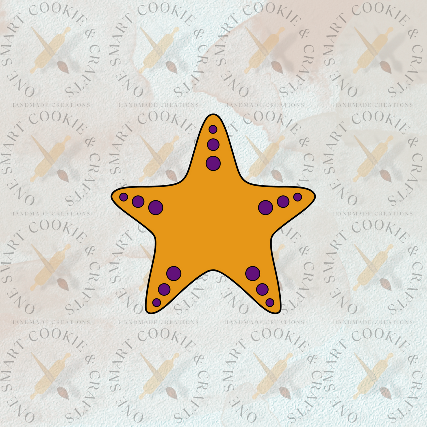 Cortador de galletas de estrella de mar