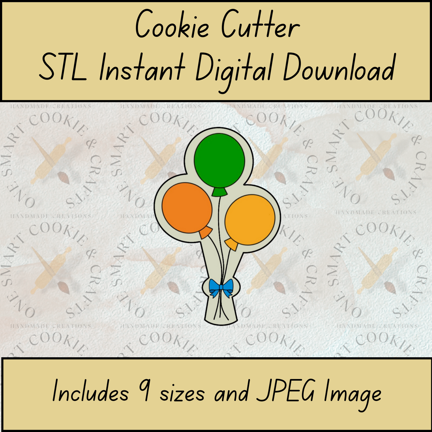 Balloon Cookie Cutter STL File