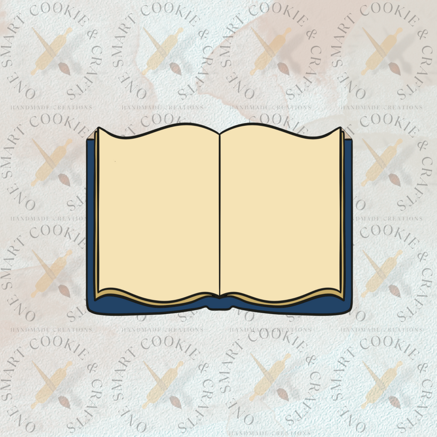 Cortador de galletas de libro de cuentos