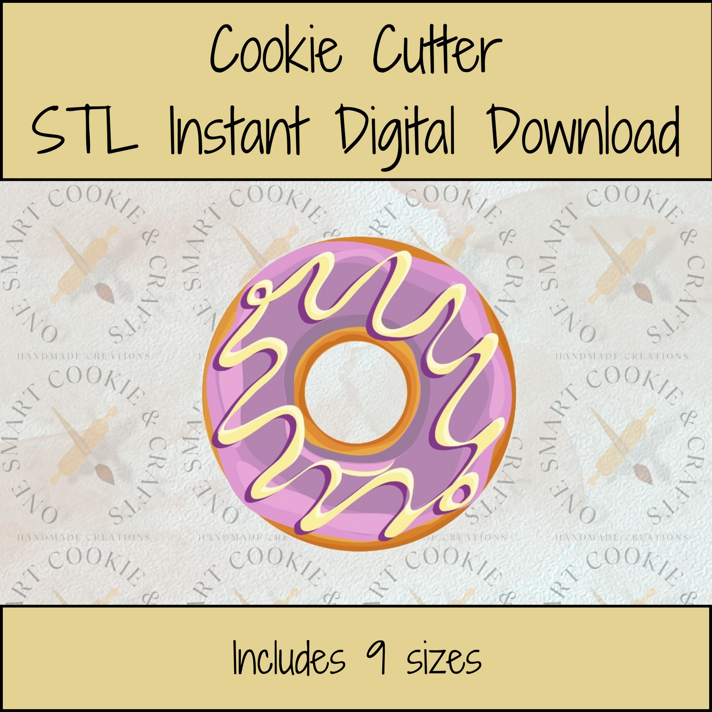 Donut Cookie Cutter STL File