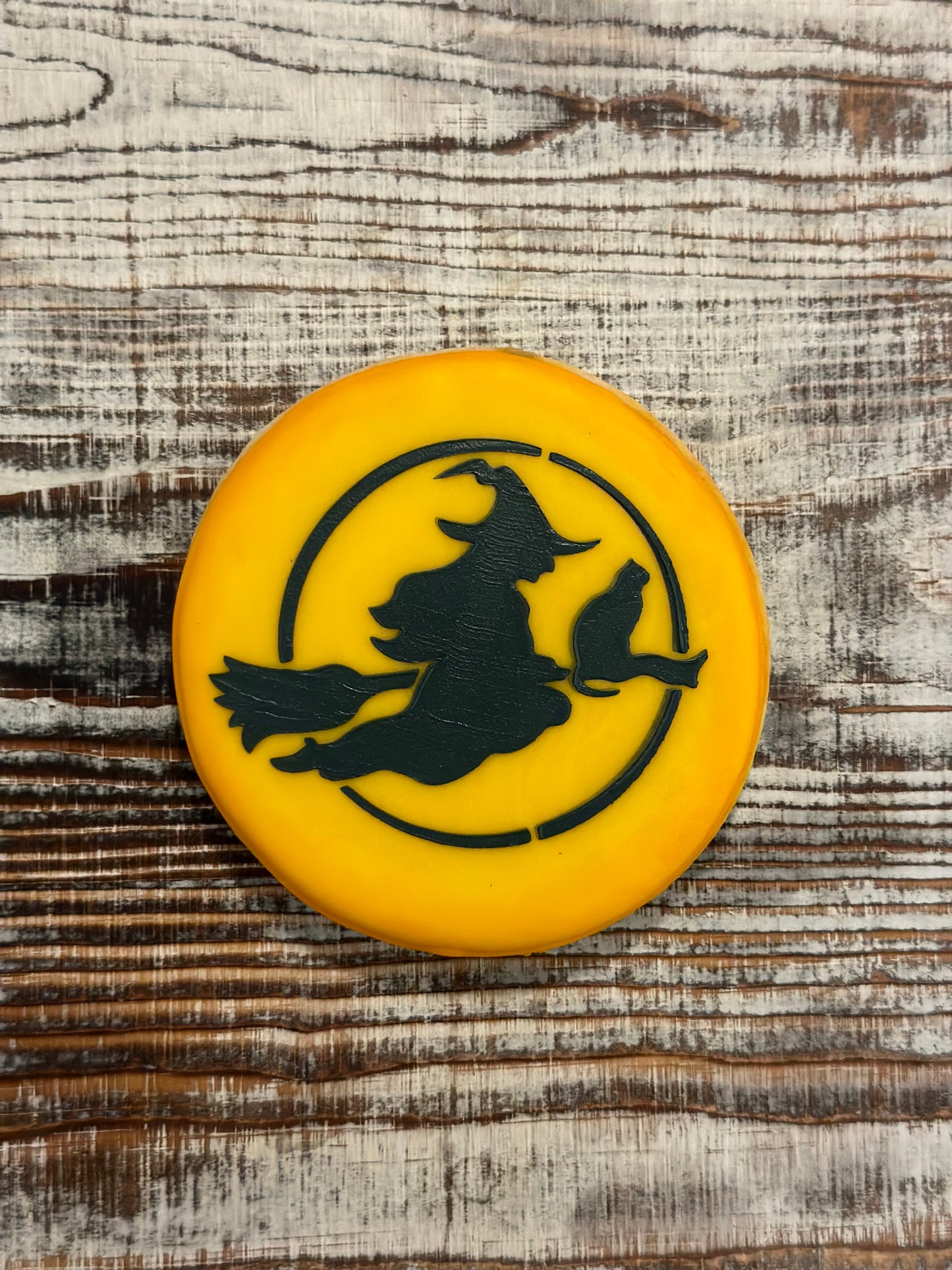 Flying Witch Cookie Stencil