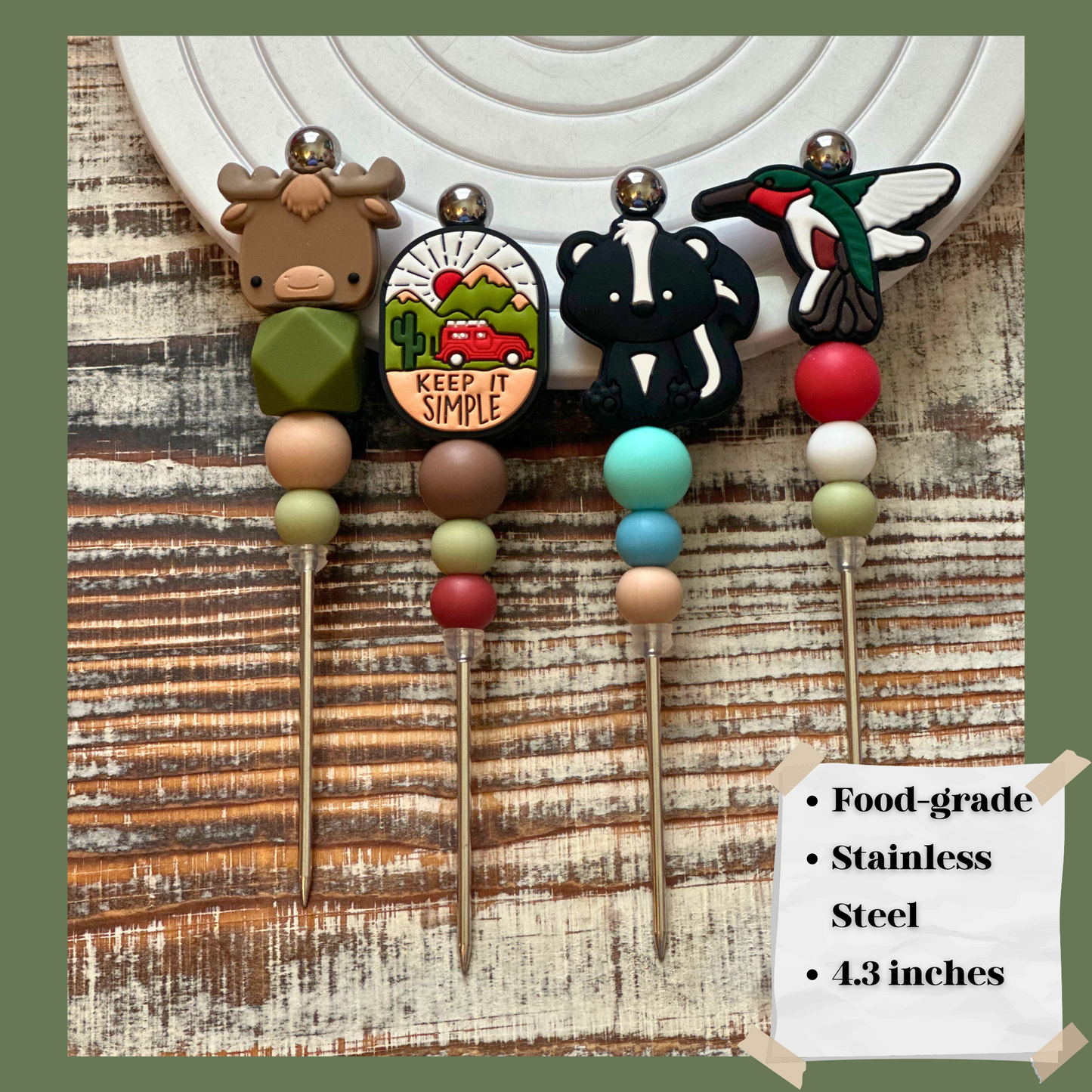 Escriba de galletas de camping