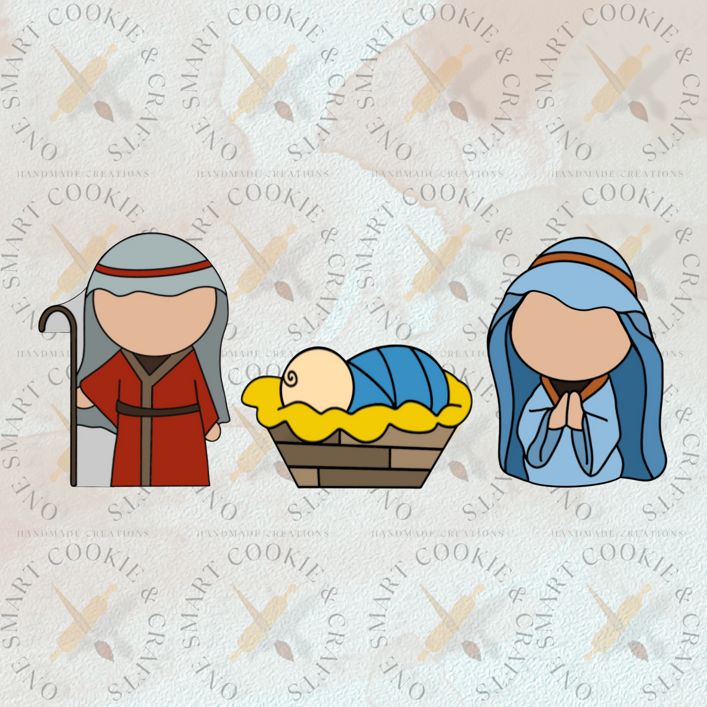 Nativity Set Cookie Cutter