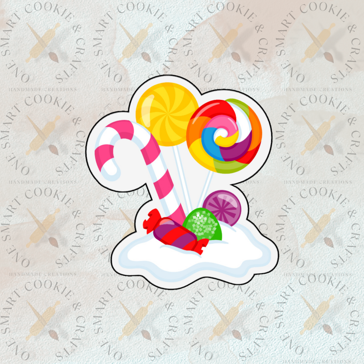 Christmas Candy Cookie Cutter