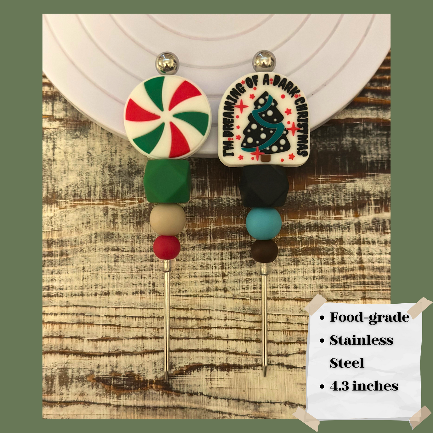 Escribano de galletas navideñas