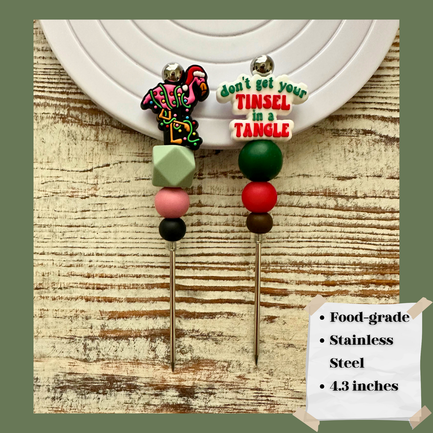 Escribano de galletas navideñas