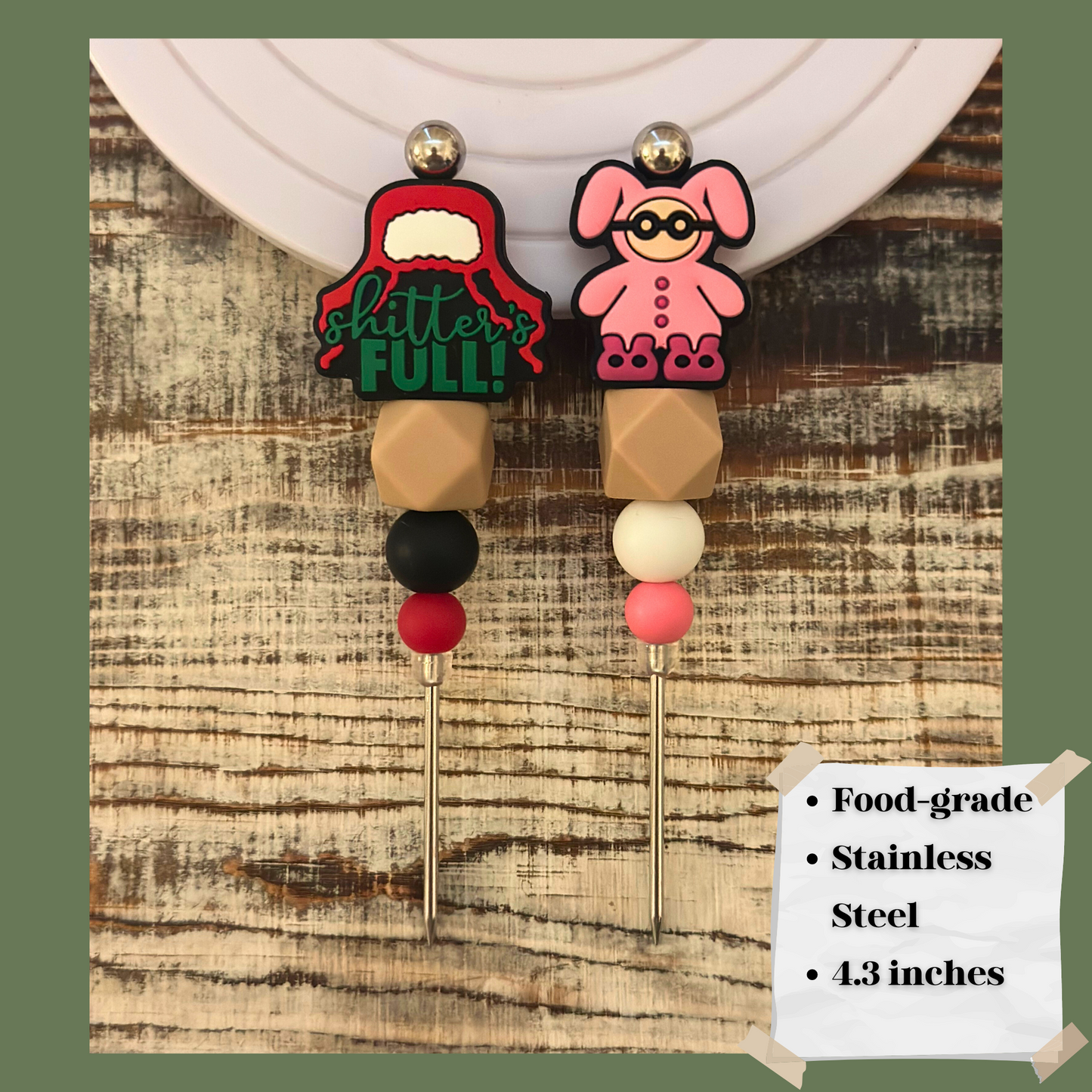 Escribano de galletas navideñas