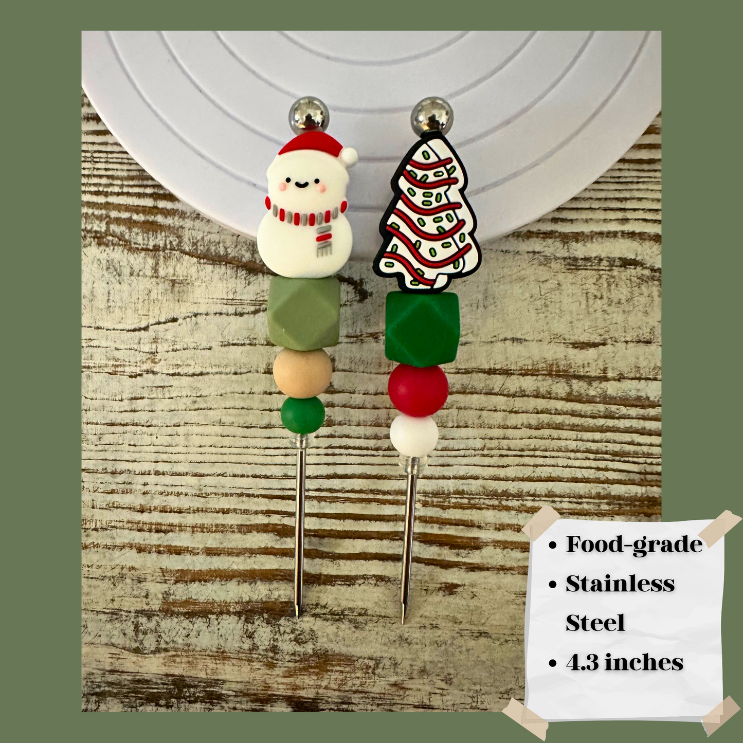 Escribano de galletas navideñas