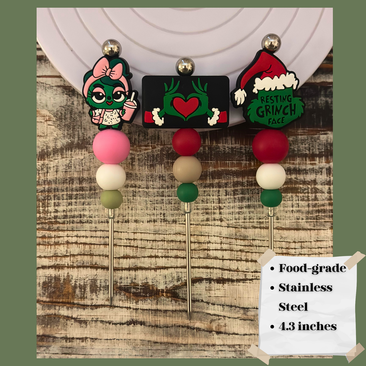 Escribano de galletas navideñas