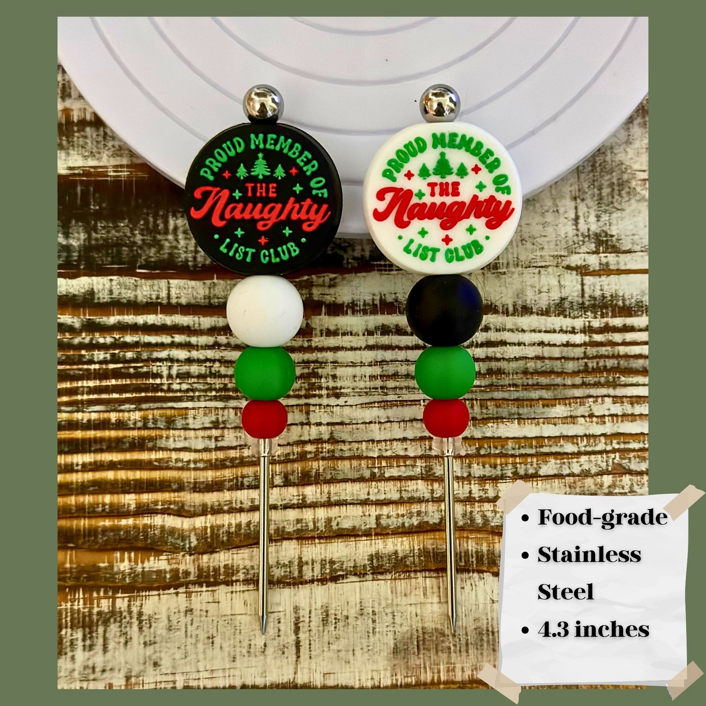 Escribano de galletas navideñas