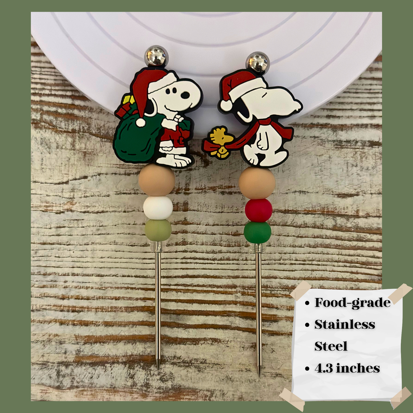 Escribano de galletas navideñas
