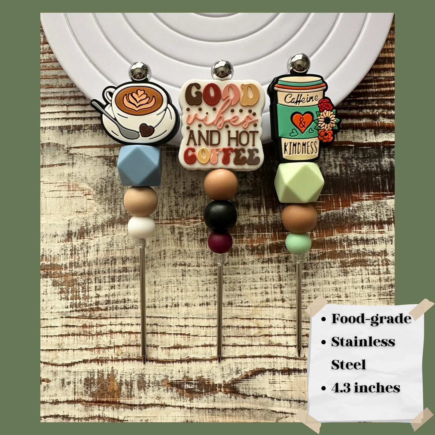 Escribano de galletas de café