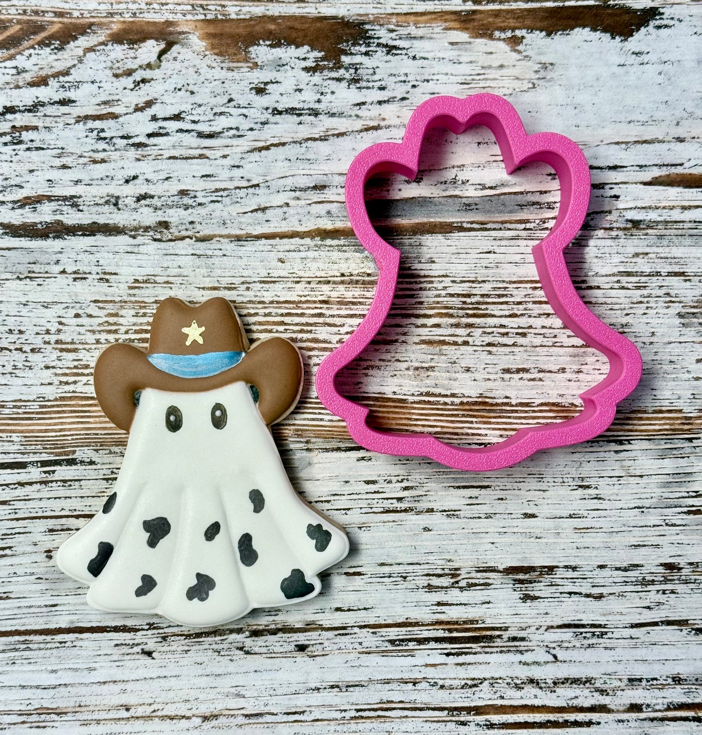 Cortador de galletas vaquero fantasma