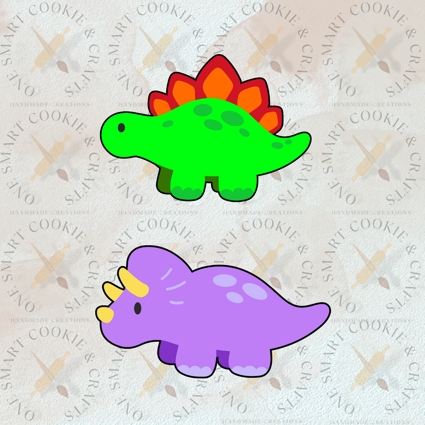 Cortador de galletas de dinosaurio