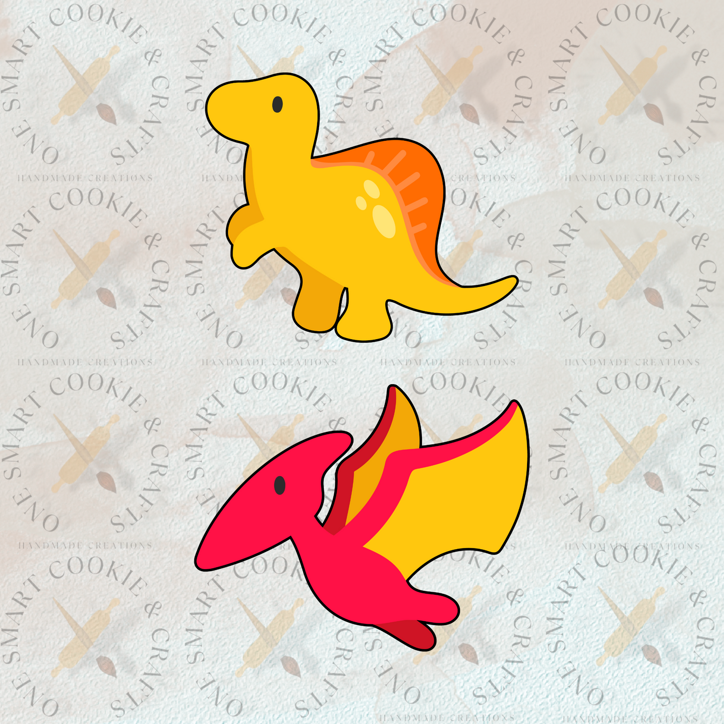 Cortador de galletas de dinosaurio