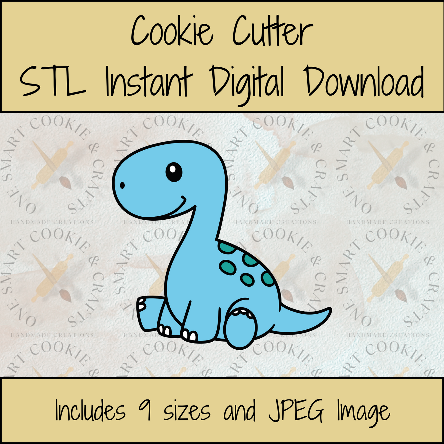 Dinosaur Boy Cookie Cutter STL