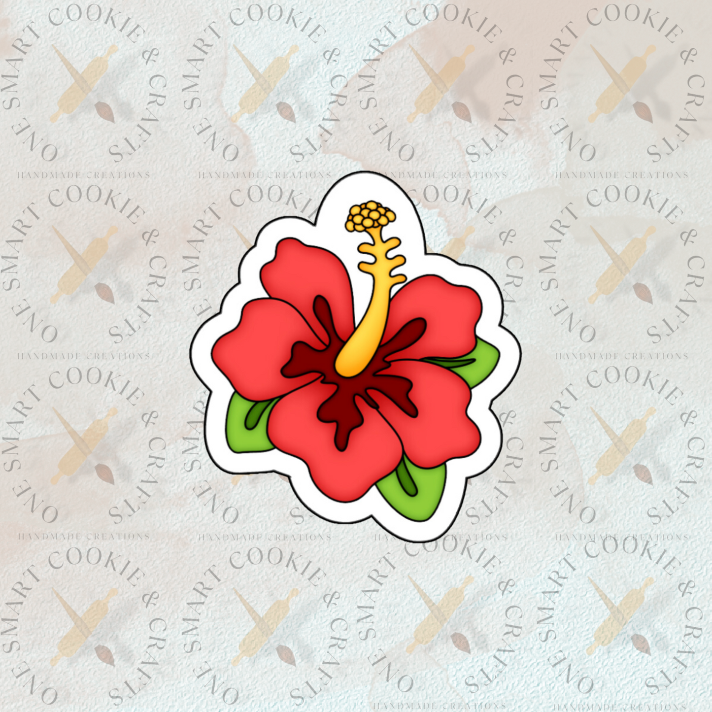 Cortador de galletas de hibisco