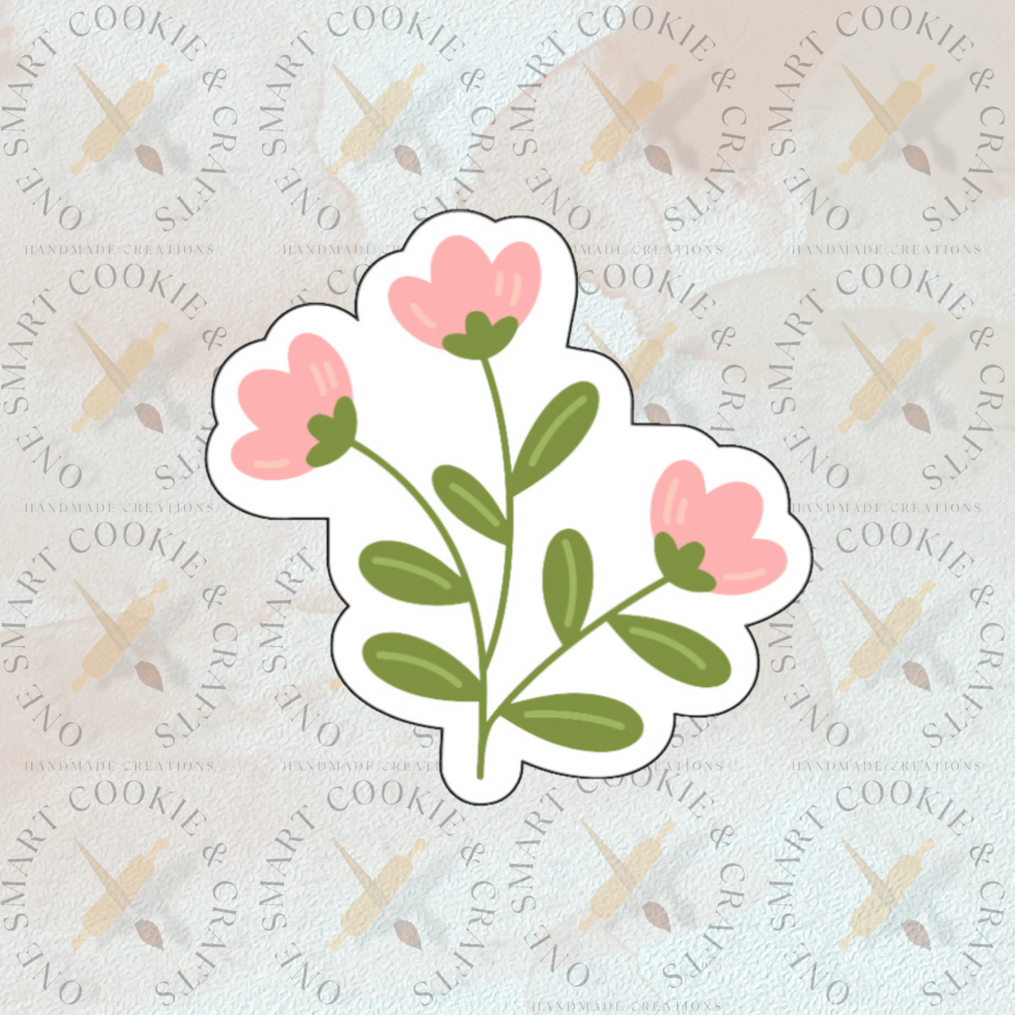 Cortador de galletas florales