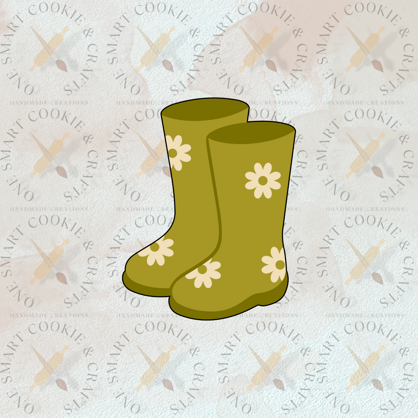 Cortador de galletas de botas de lluvia