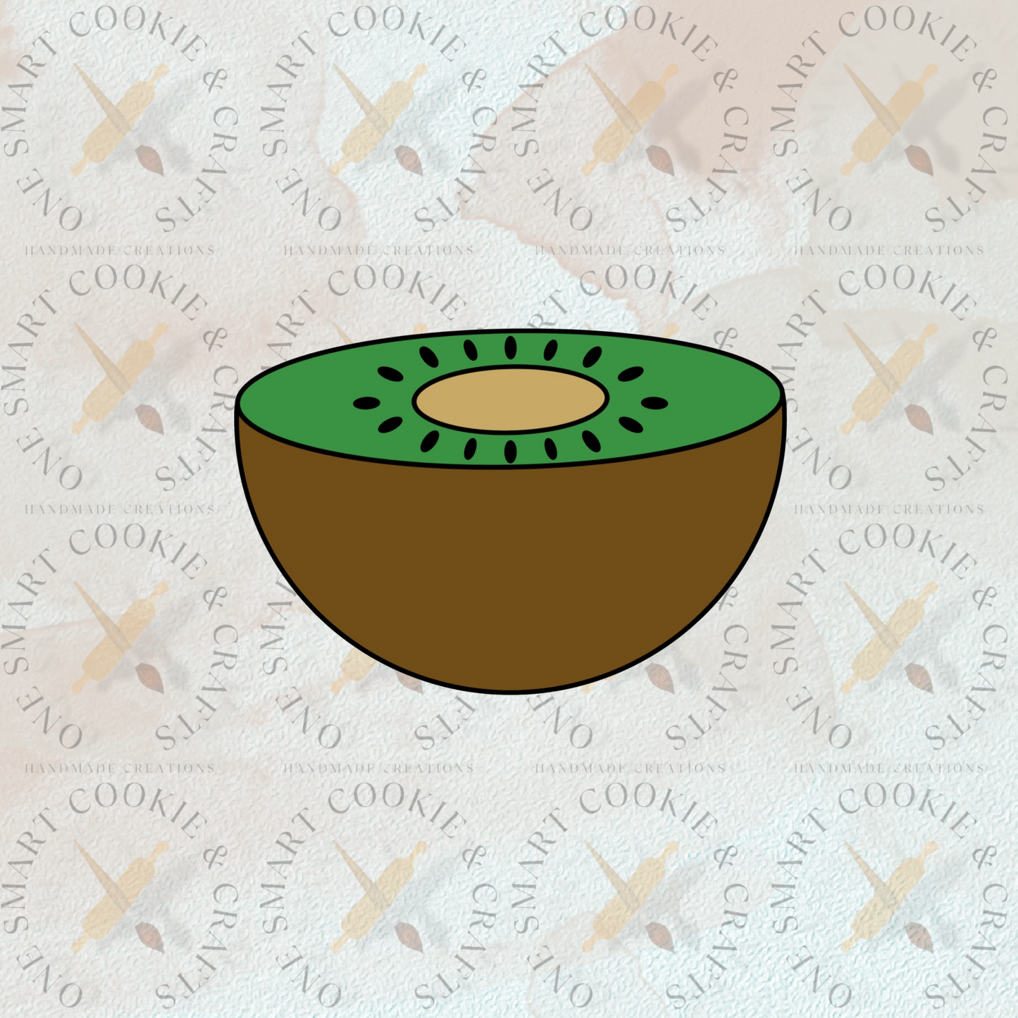 Cortador de galletas de kiwi