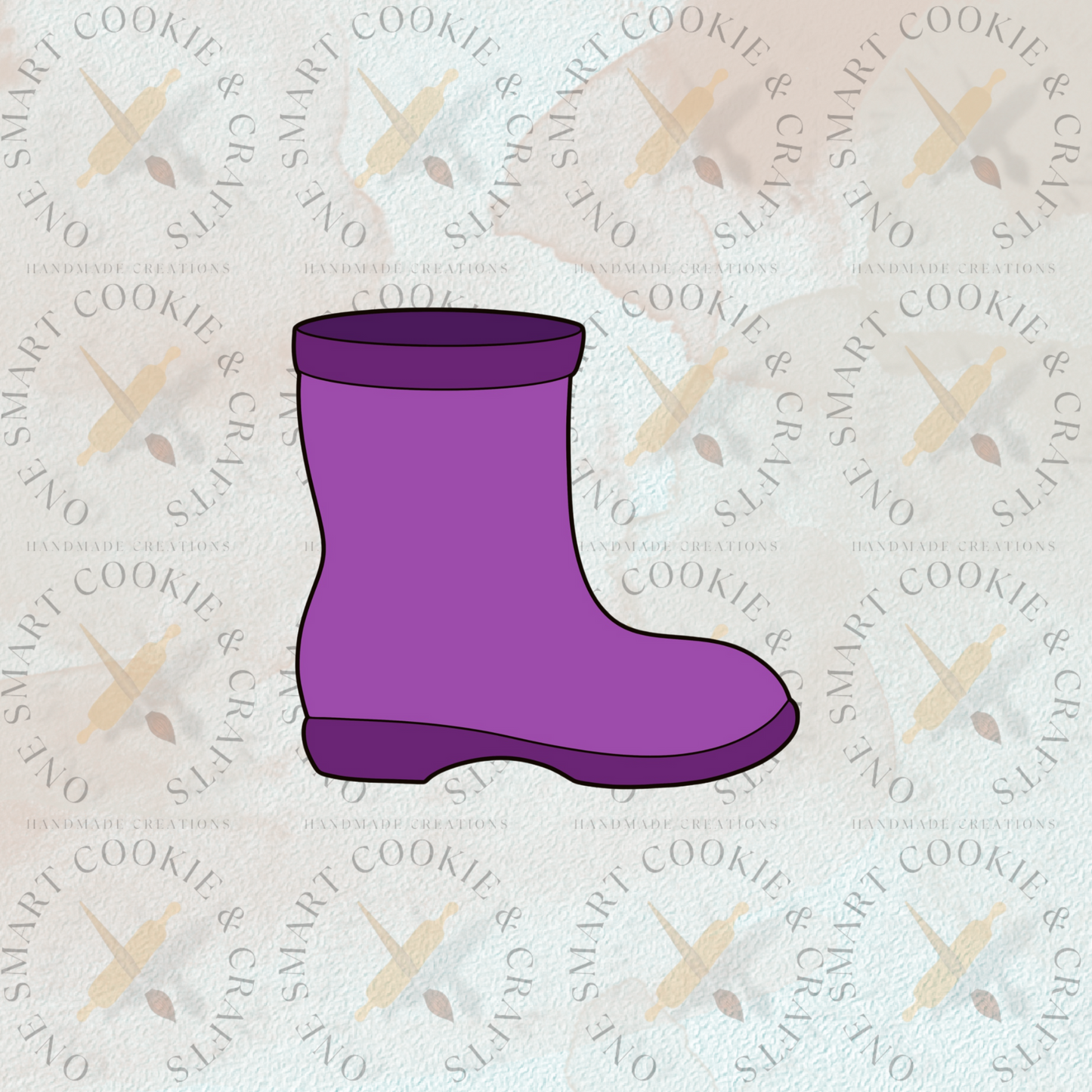 Cortador de galletas de botas de lluvia