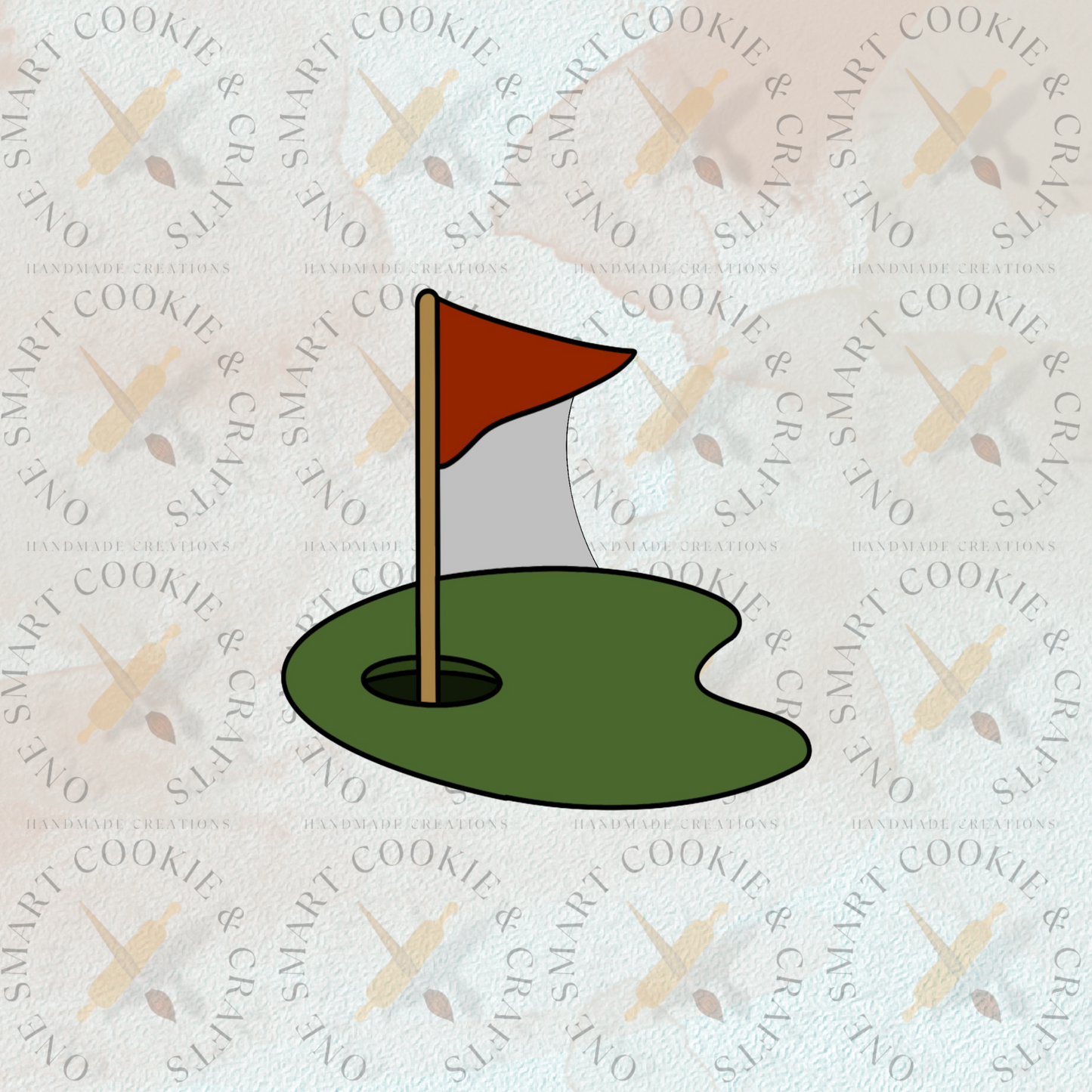 Cortador de galletas de campo de golf