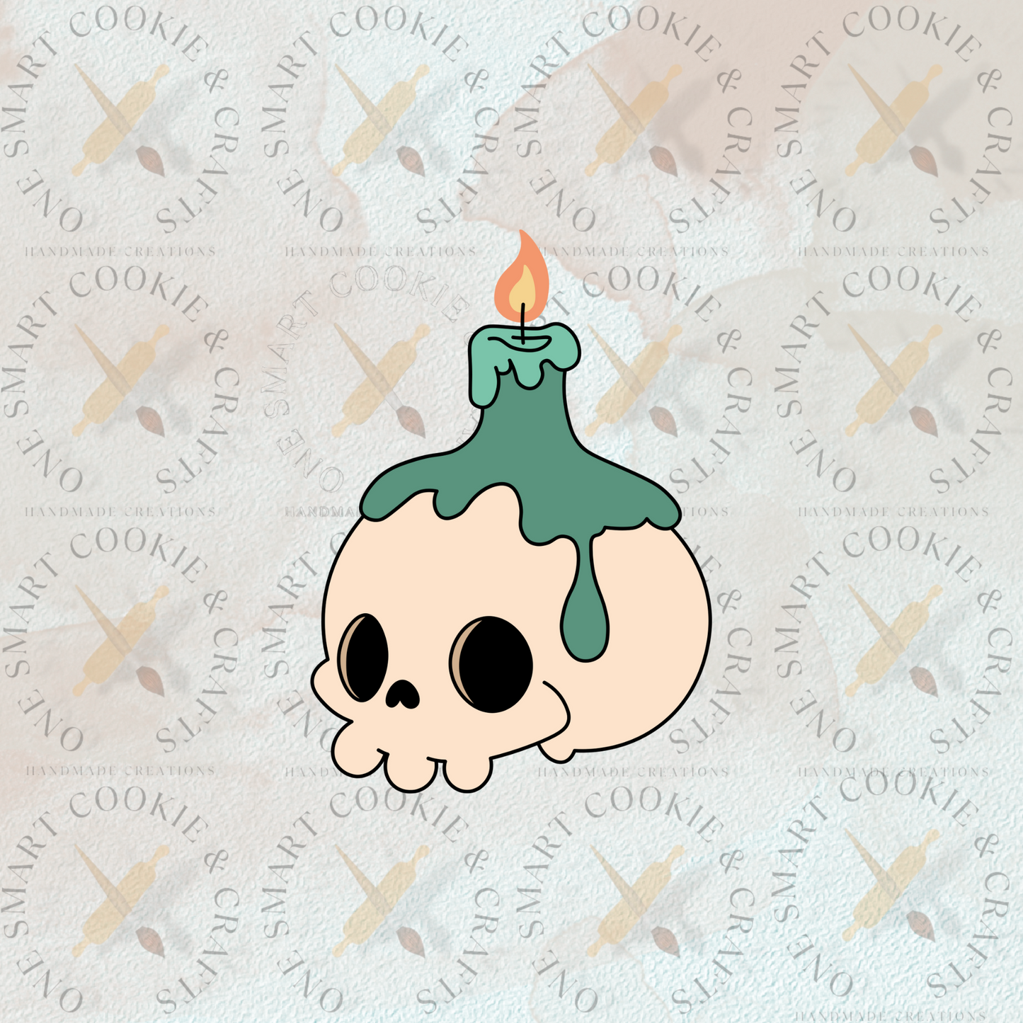 Cortador de galletas de calavera