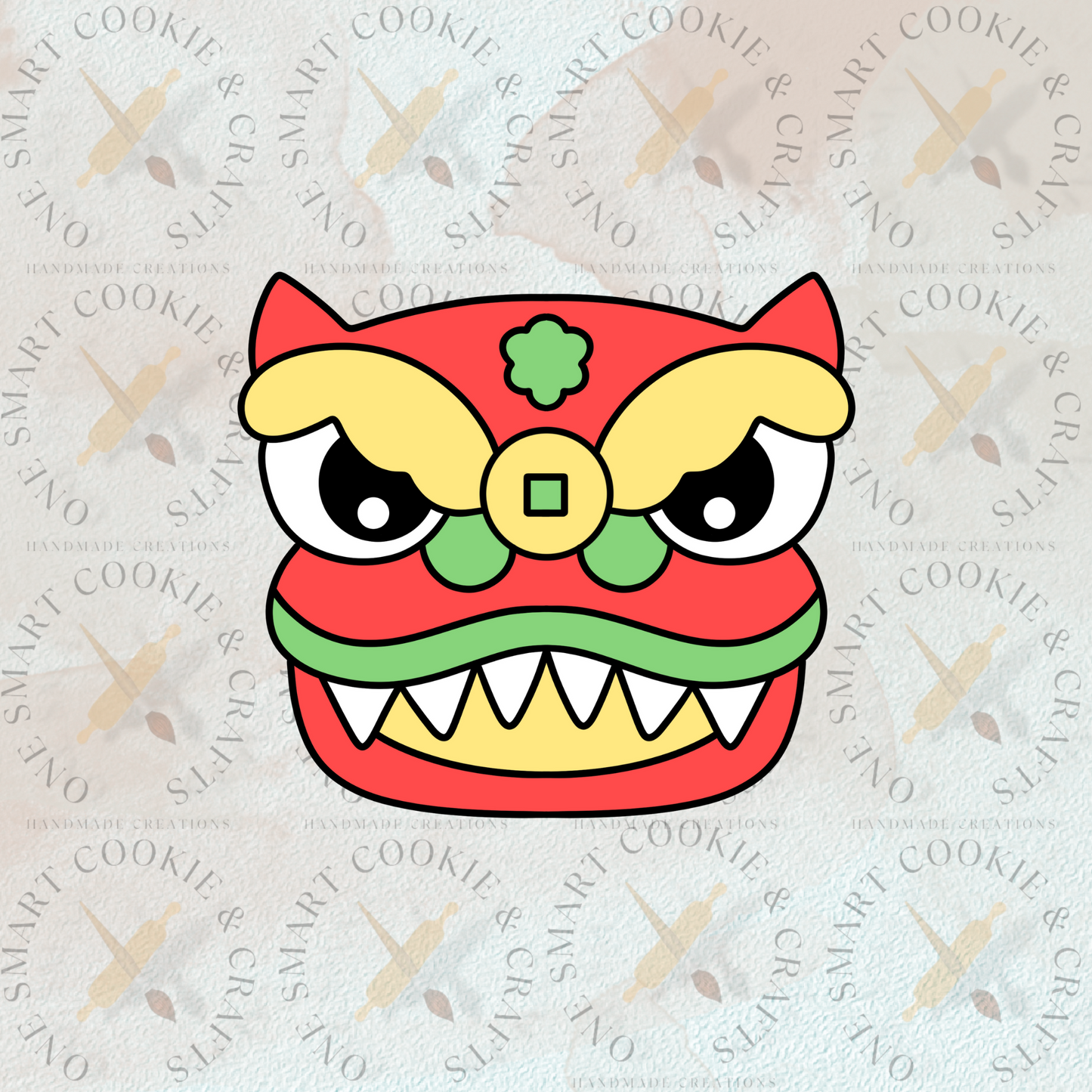 New Years Dragon Cookie Cutter