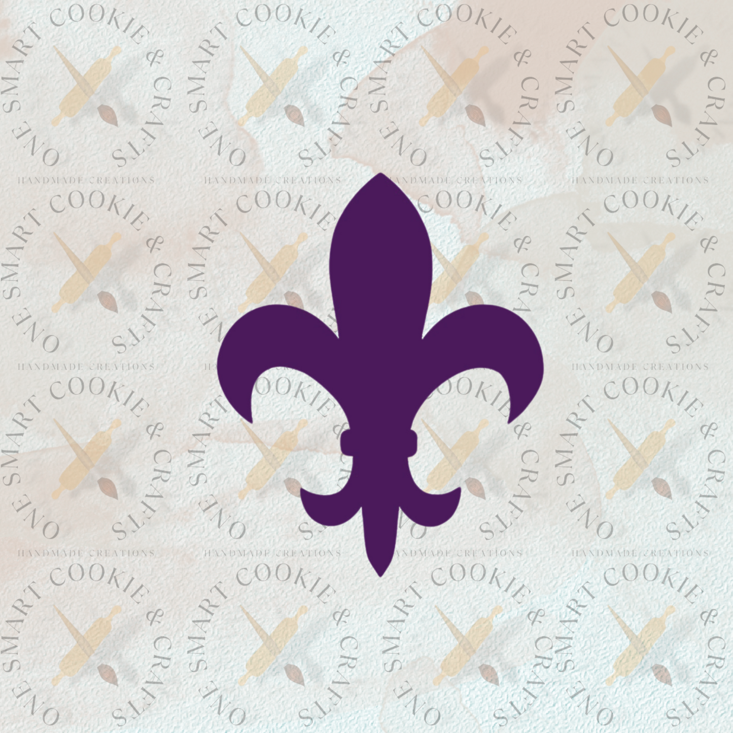 Cortador de galletas flor de lis