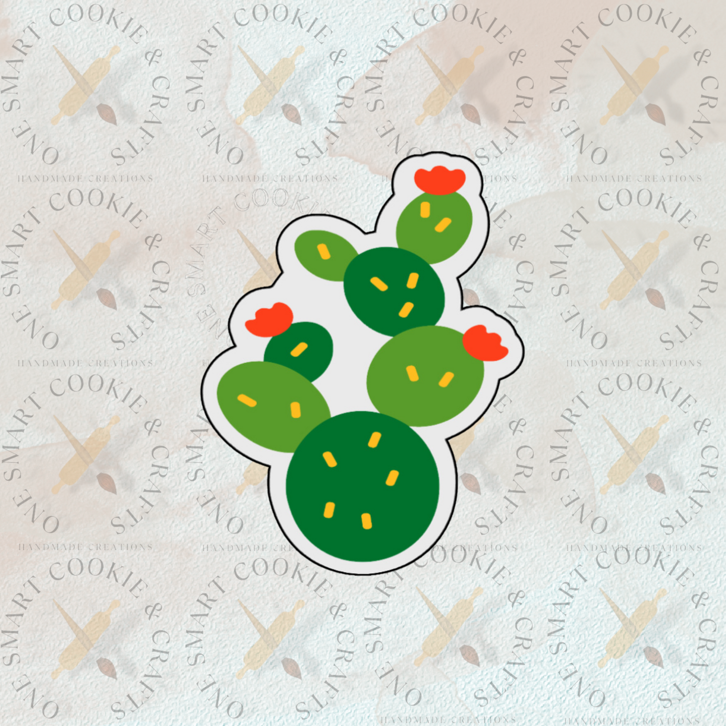 Cortador de galletas de cactus