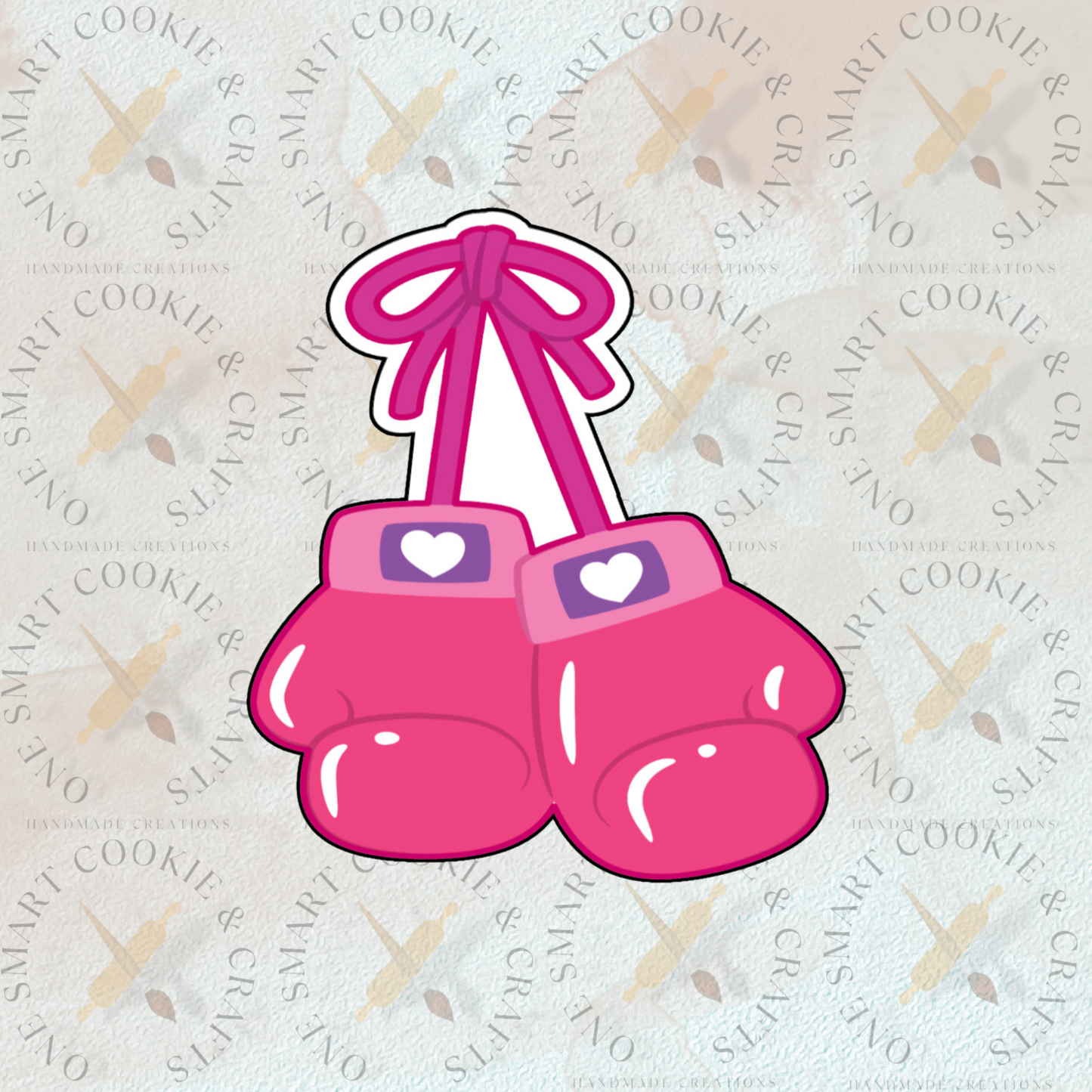 Cortador de galletas de guantes de boxeo
