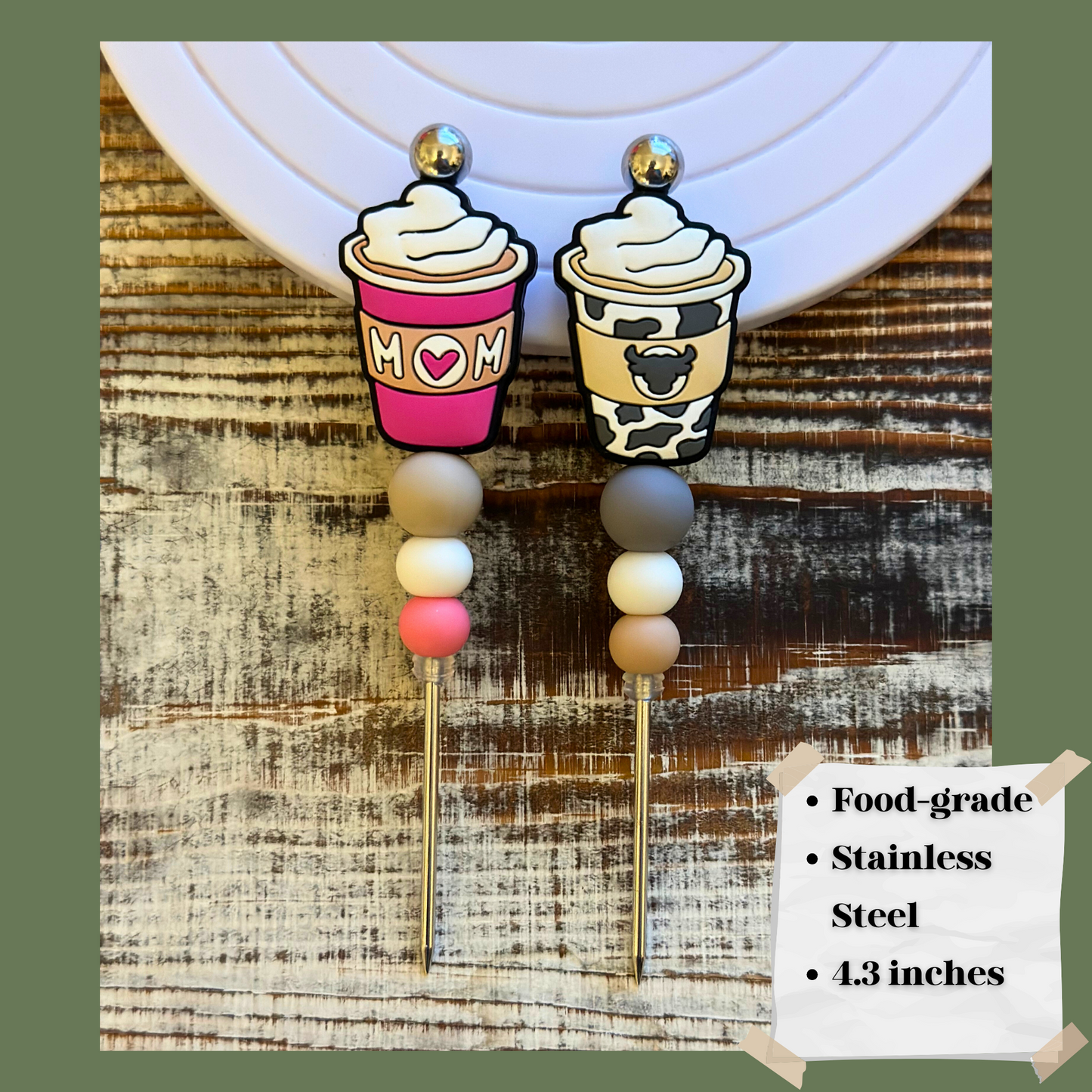 Escribano de galletas de café