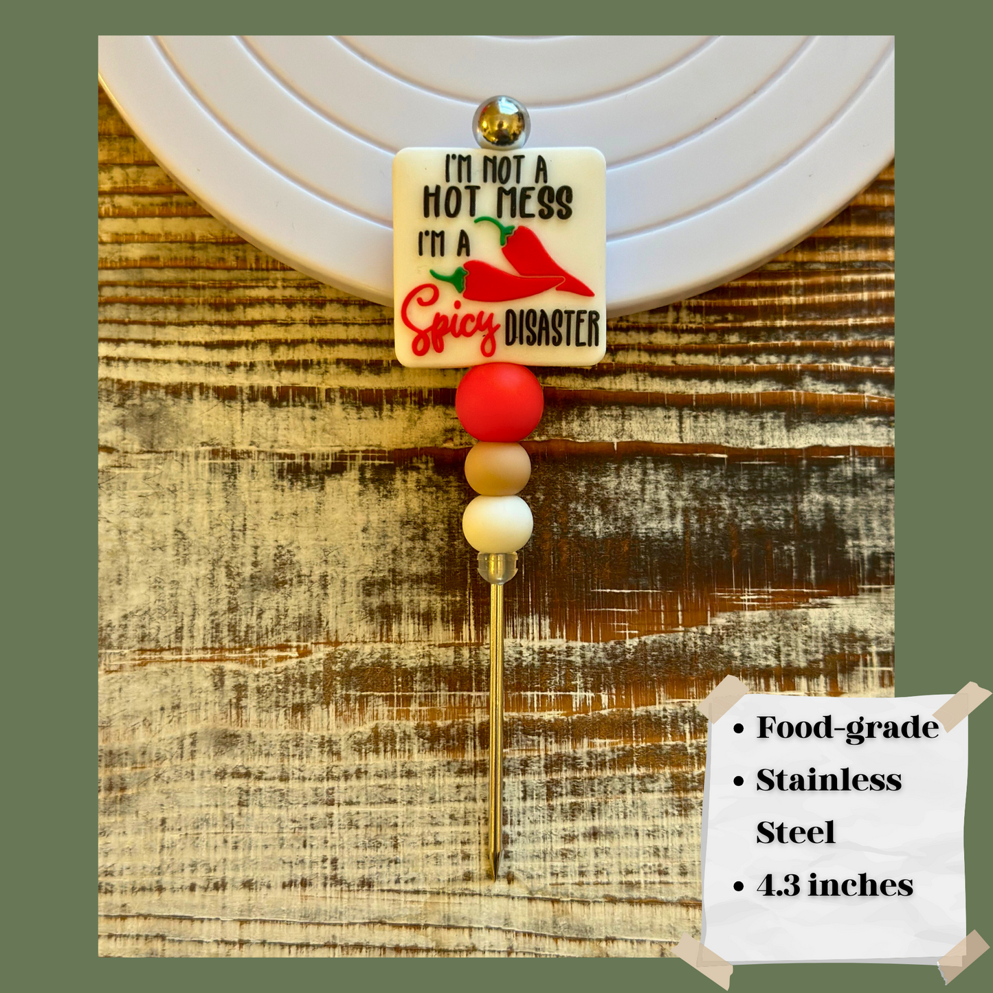 Escribano de galletas de desastre picantes