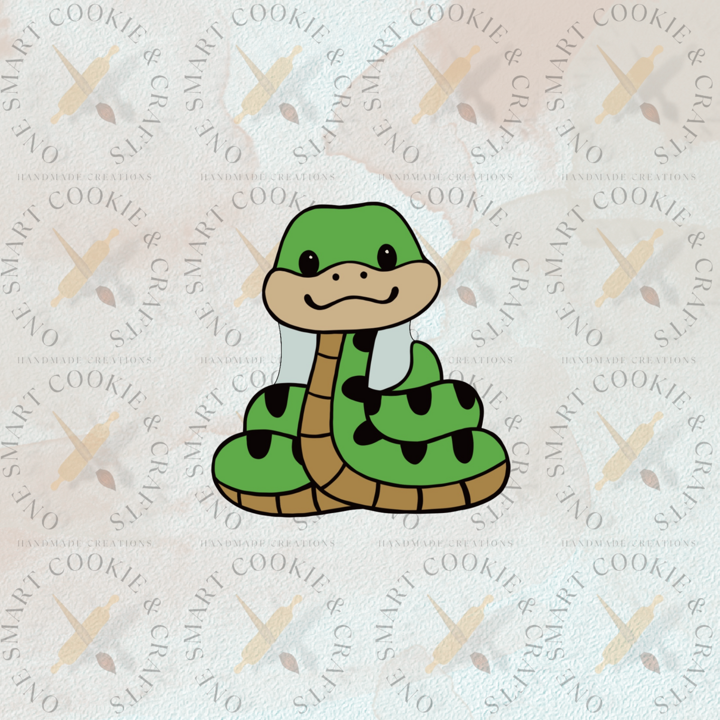 Cortador de galletas de serpiente