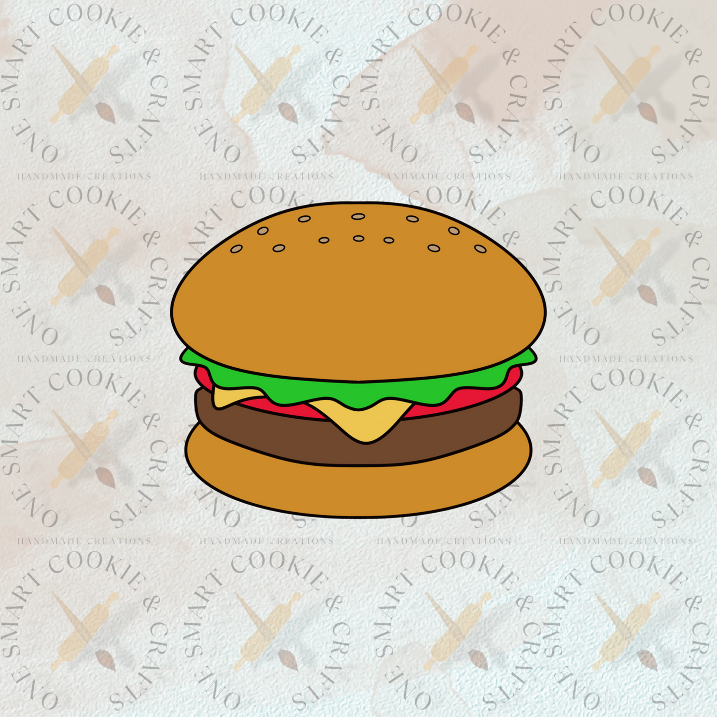 Hamburger Cookie Cutter