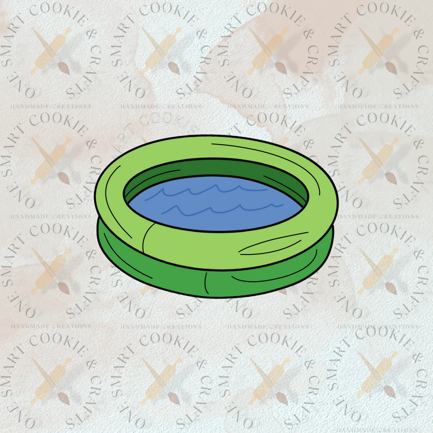 Cortador de galletas de piscina